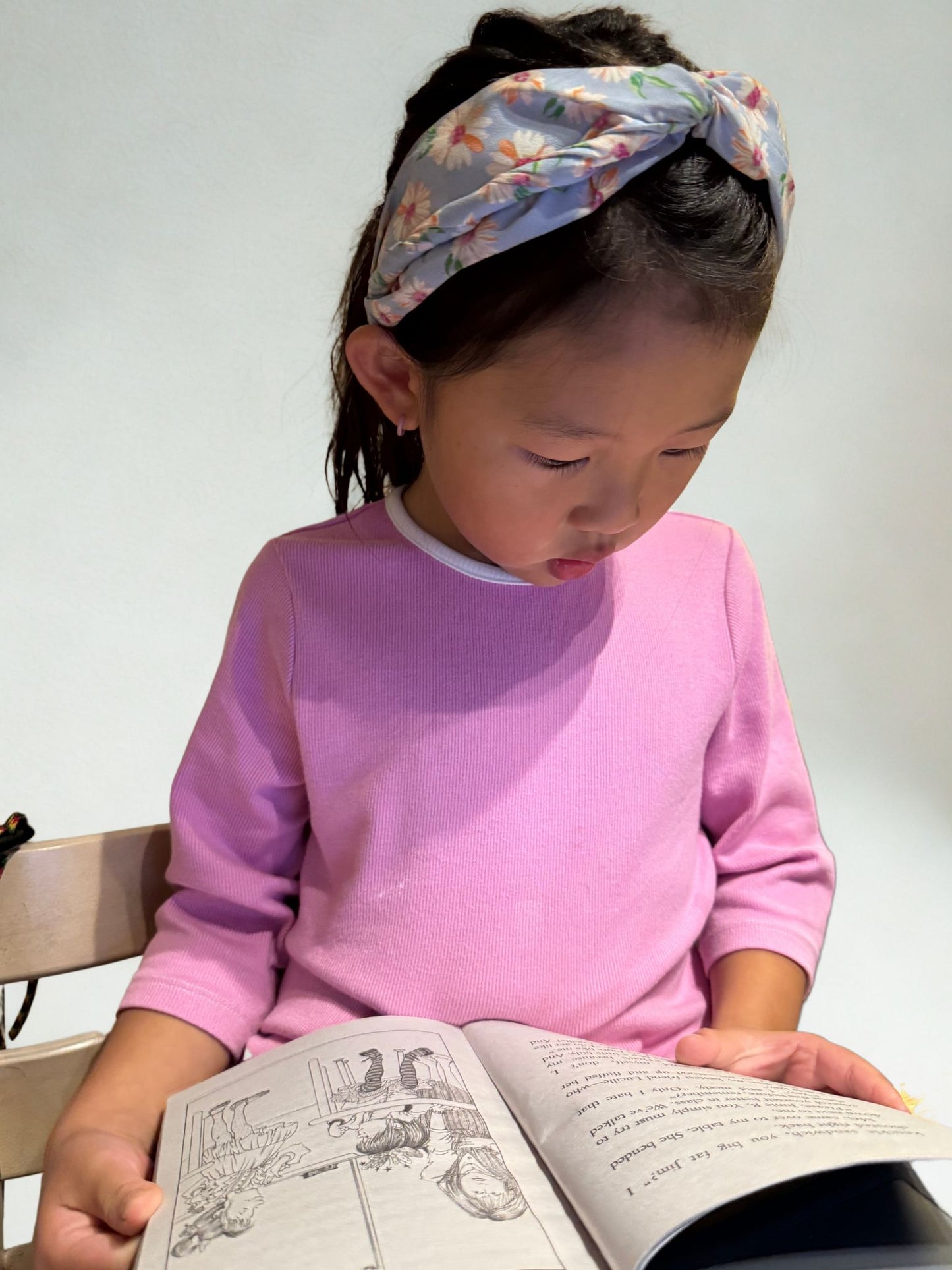 Three- quarter matching rib sleeve set